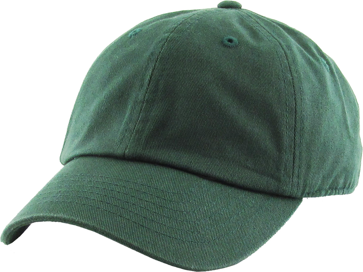 Hunter Green youth low profile front view